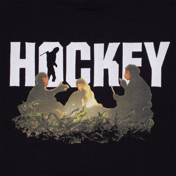 Hockey Take A Hike Hoodie - Black
