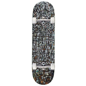 GX1000 B&W Abstract Skateboard Complete - 8.50