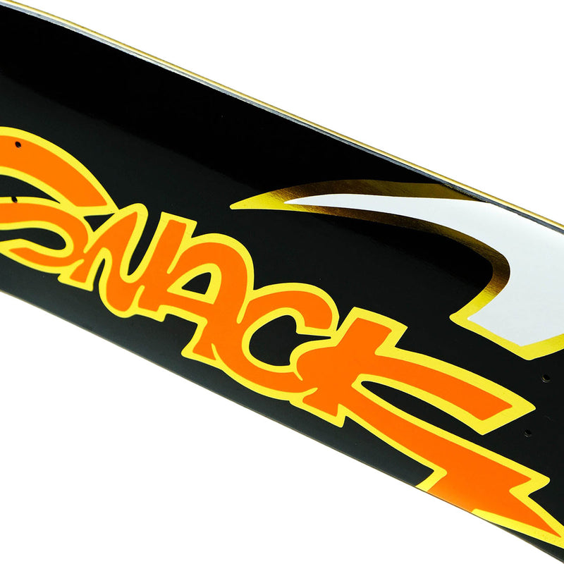 Snack Stroke Skateboard Deck - Black - 8.50