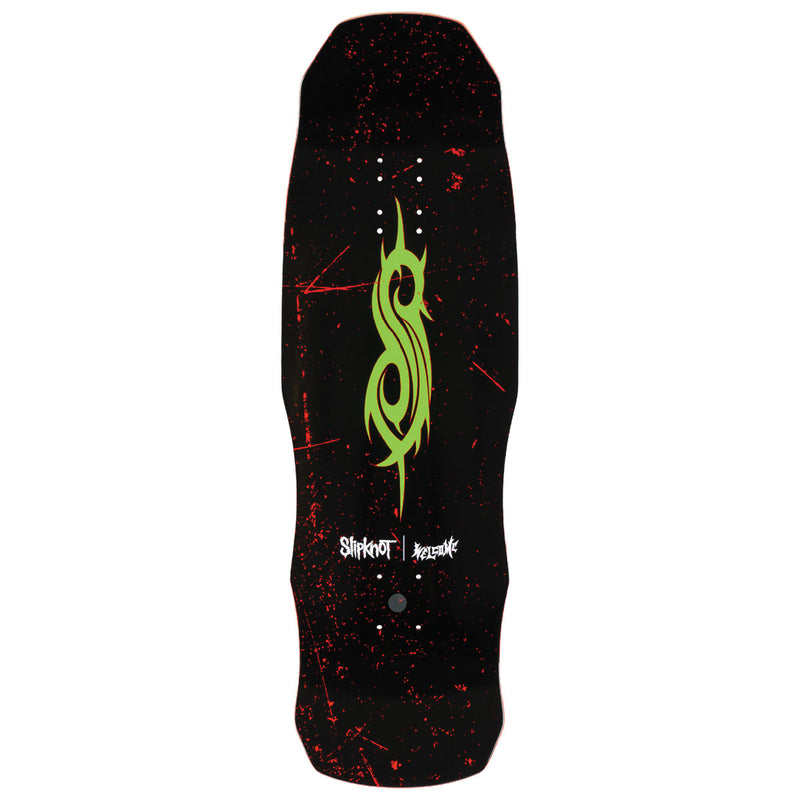 Welcome x Slipknot Spit It Out On Dark Lord Skateboard Complete - Black/Red Stain - 9.75