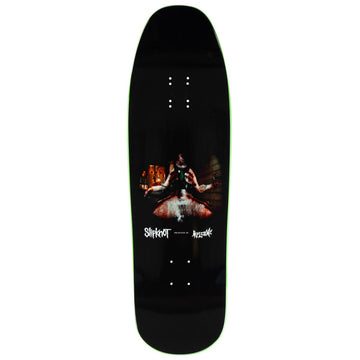 Welcome x Slipknot Self-Titled On Gaia Skateboard Deck - Black/Green Dip - 9.60