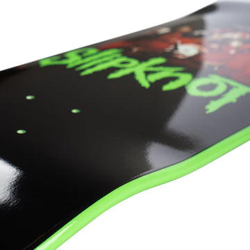 Welcome x Slipknot Self-Titled On Gaia Skateboard Deck - Black/Green Dip - 9.60