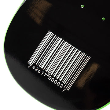 Welcome x Slipknot Self-Titled On Gaia Skateboard Deck - Black/Green Dip - 9.60