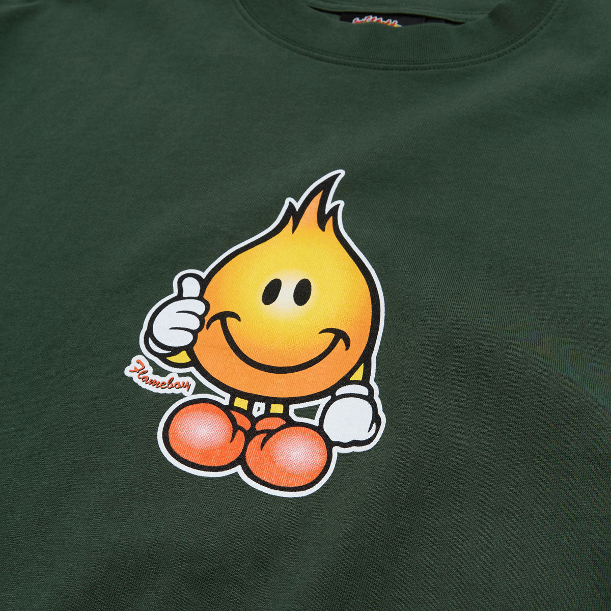 World Industries Classic Flameboy T-Shirt - Vintage Green