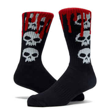 Zero 3 Skull Socks - Glow In The Dark