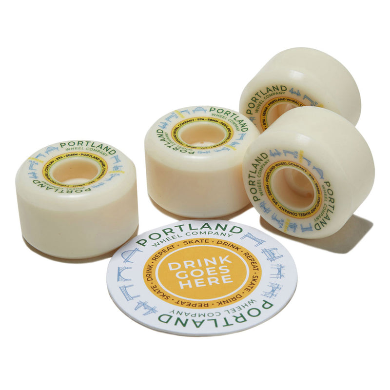 Portland Wheel Company Bridge Town 97d Skateboard Wheels - 58mm