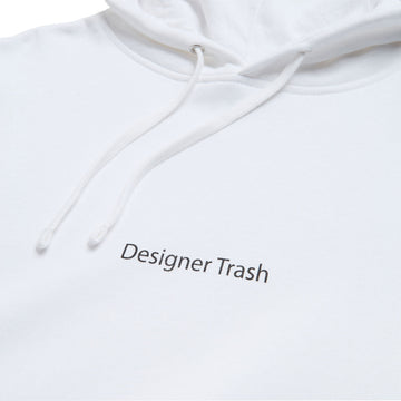 Designer Trash Hoodie - White