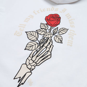 Designer Trash Tell Your Friends Hoodie - White