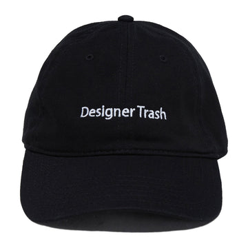 Designer Trash Dad Hat - Black