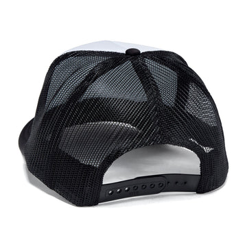 Designer Trash Trucker Hat - White