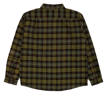 GX1000 Long Sleeve Button Down Flannel Shirt - Green