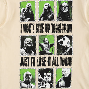 Welcome x Slipknot Tomorrow T-Shirt - Bone