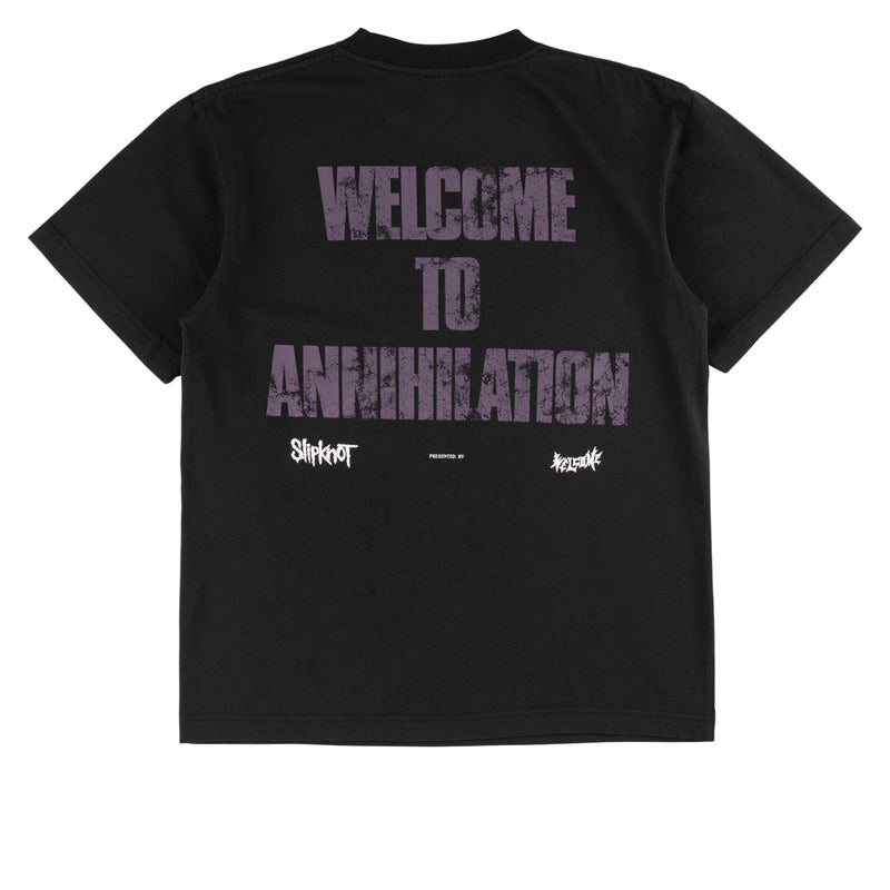 Welcome x Slipknot Annihilation T-Shirt - Black