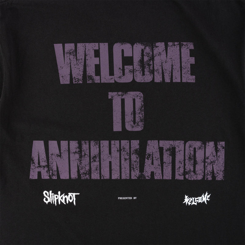 Welcome x Slipknot Annihilation T-Shirt - Black