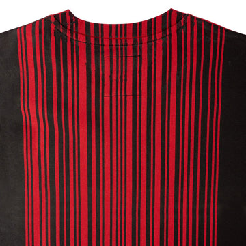 Welcome x Slipknot Barcode Overprint T-Shirt - Black/Red