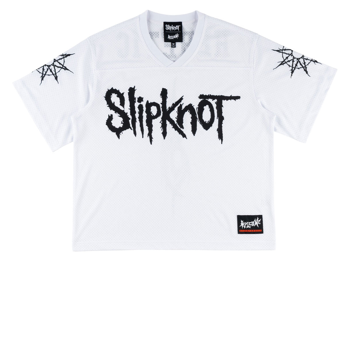 Welcome x Slipknot Heretic Mesh Football Jersey - White – CCS