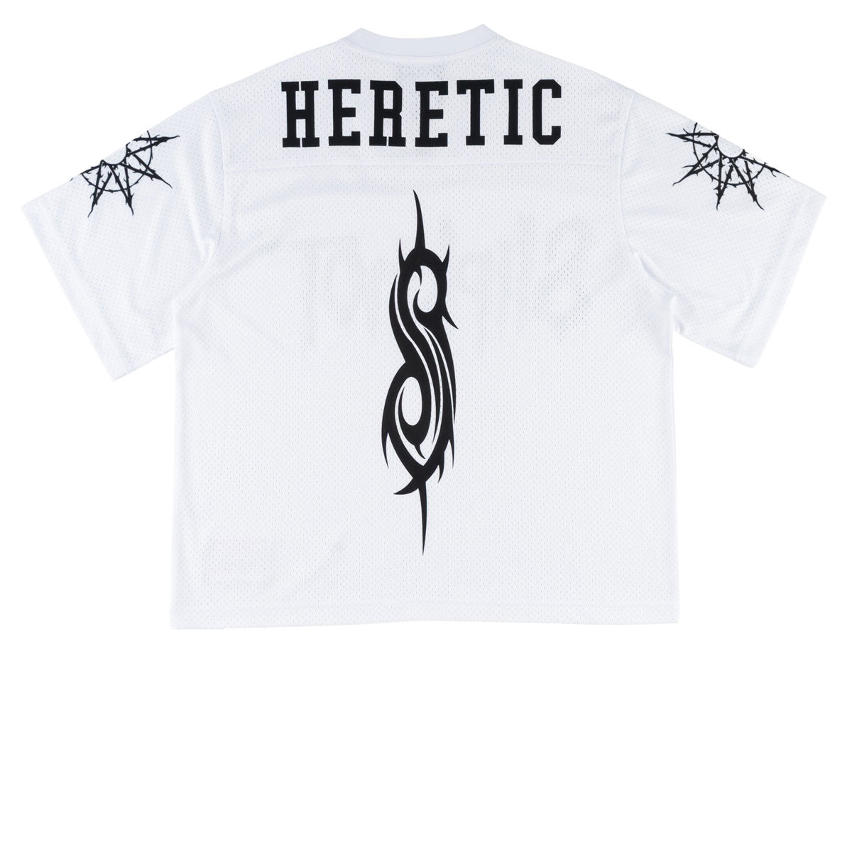 Welcome x Slipknot Heretic Mesh Football Jersey - White – CCS