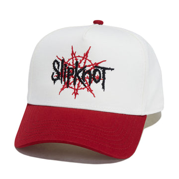 Welcome x Slipknot Nonagram Camo Hat - White/Red