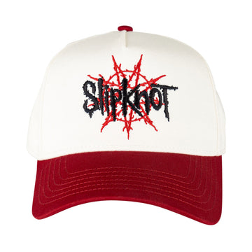 Welcome x Slipknot Nonagram Camo Hat - White/Red