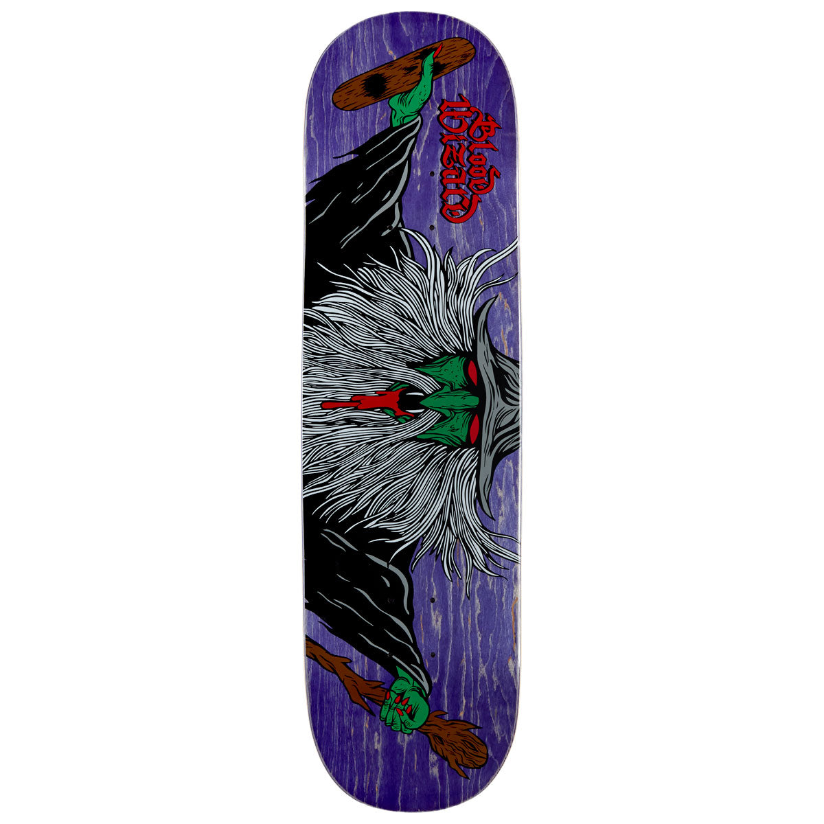 Blood Wizard Flying Wizard Skateboard Deck - 8.625