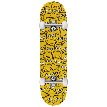 Meow Sticker Pile OG Skateboard Complete - 7.50
