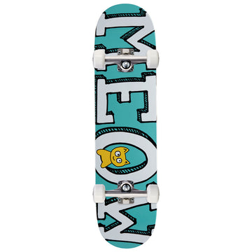 Meow Logo Skateboard Complete - Teal - 7.75