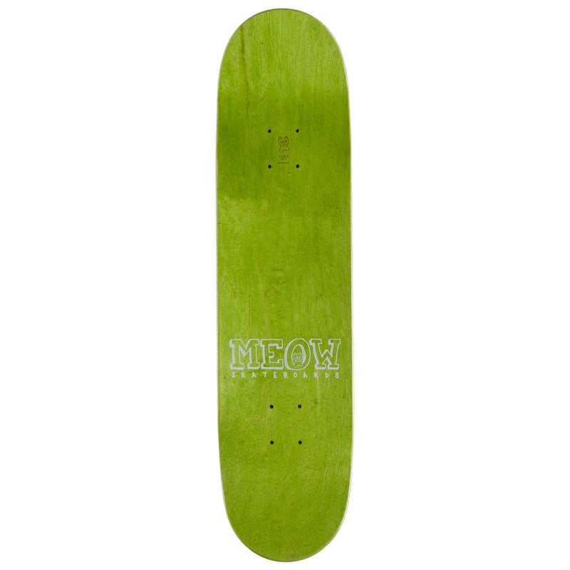 Meow Big Cat Skateboard Deck - Yellow - 8.00