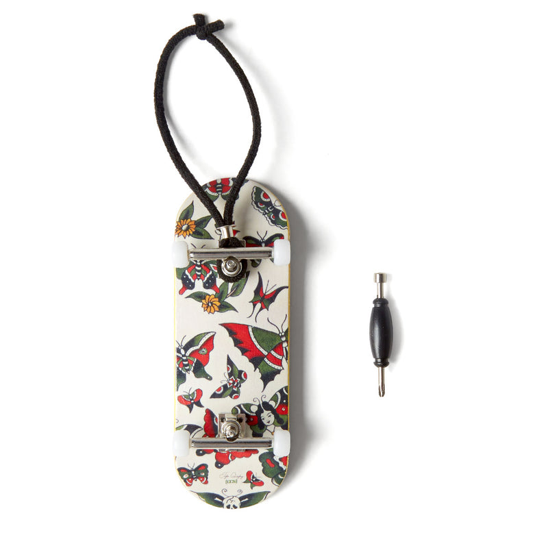 CCS x Quigley Butterfies Fingerboard - White