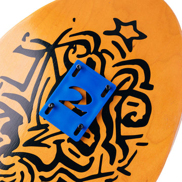 2 Riser Pads Risers - Blue - 1/4