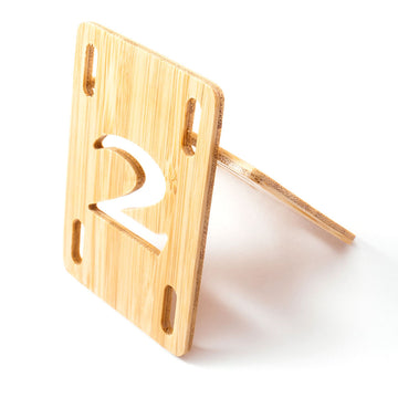 2 Riser Pads Risers - Bamboo - 1/8