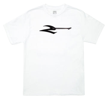 2 Riser Pads Guitar T-Shirt - White