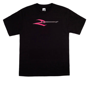 2 Riser Pads Guitar T-Shirt - Black