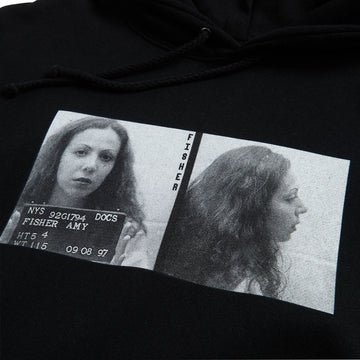 Poets Fisher DTG Hoodie - Black