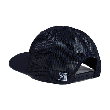 Poets OG Split Trucker Hat - Black