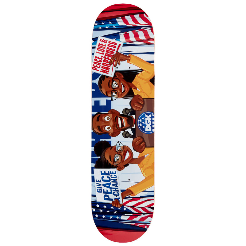 DGK Freedom The Harpers Skateboard Deck - 8.25