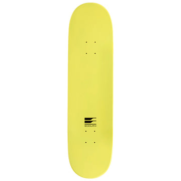 EDGLRD Tech Script Skateboard Complete - Yellow/Black Font - 8.50