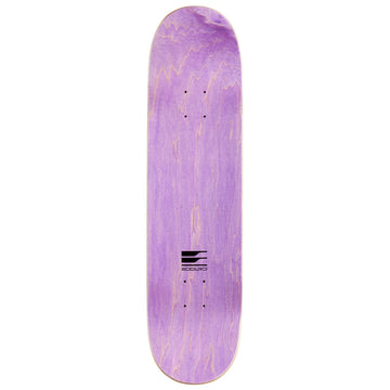 EDGLRD Tech Script Skateboard Deck - Black/Yellow Font - 8.25