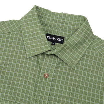 Passport Workers Check Shirt - Sage