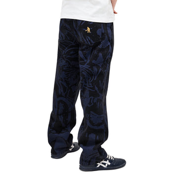 Passport Goes Around Workers Club Classic Jeans - Black/Navy