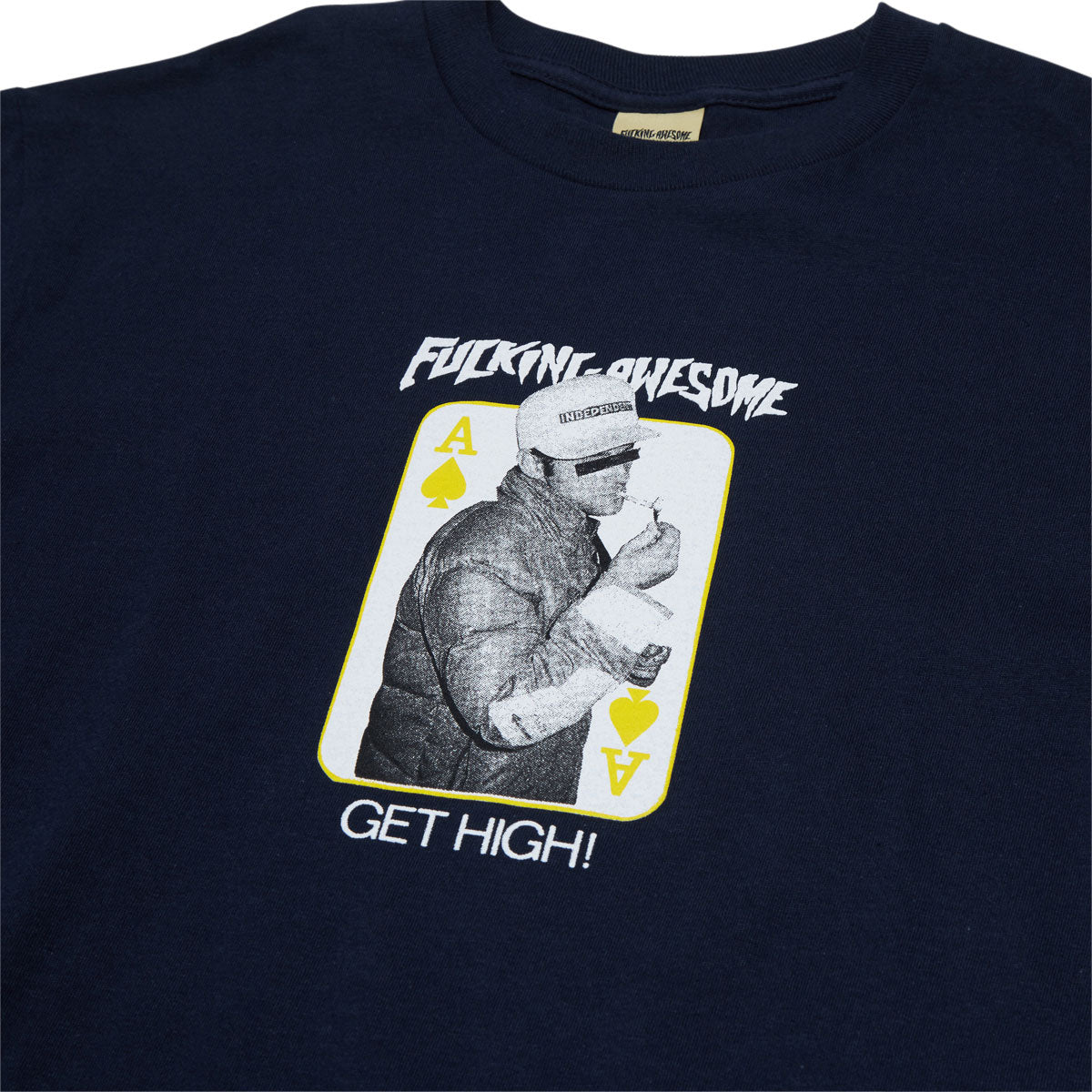 Fucking Awesome x Independent Get High T-Shirt - Navy – CCS