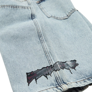 Fucking Awesome x Independent Double Knee Shorts - Denim