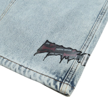 Fucking Awesome x Independent Double Knee Shorts - Denim