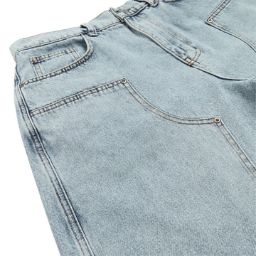 Fucking Awesome x Independent Double Knee Shorts - Denim