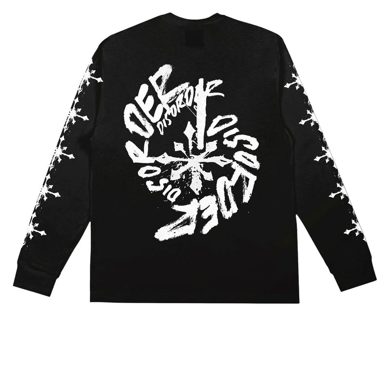 Disorder Love Letters Long Sleeve T-Shirt - Black