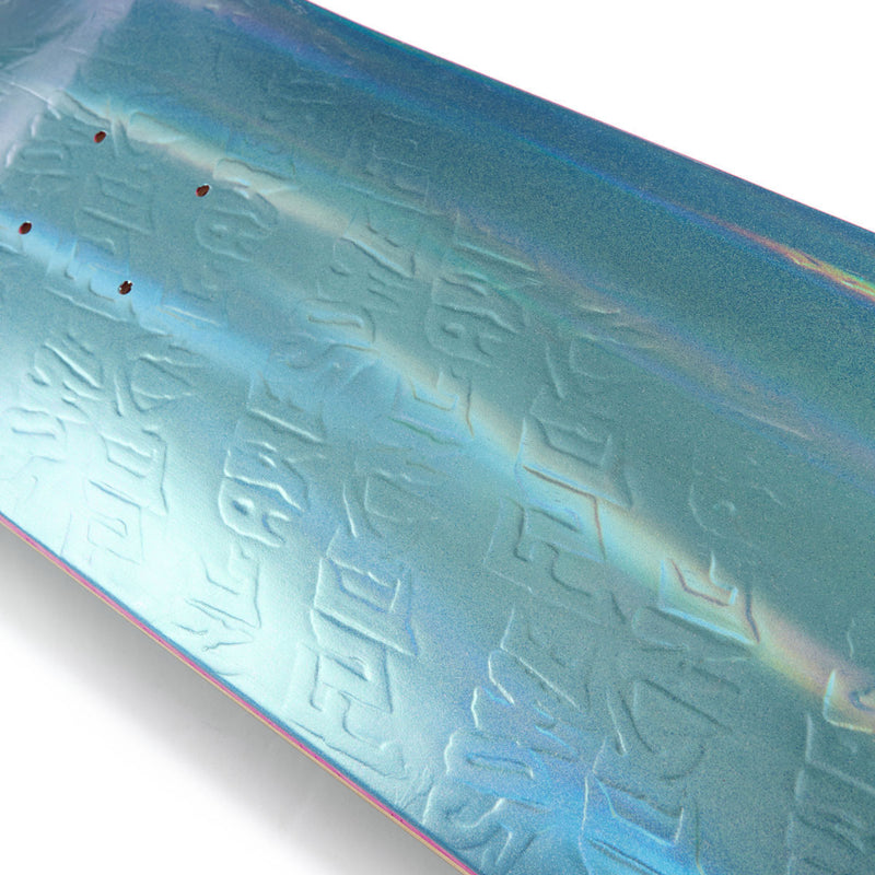 Fucking Awesome Embossed Color Skateboard Deck - Gamma Ray Blue - 8.38
