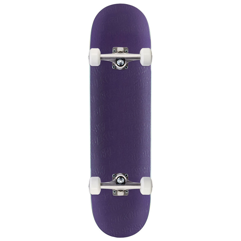 Fucking Awesome Embossed Color Skateboard Complete - Phantom Purple - 8.38
