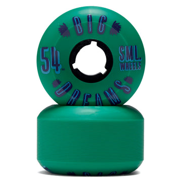 SML Succulent Cruisers 92a Skateboard Wheels - Blue Lagoon - 54mm