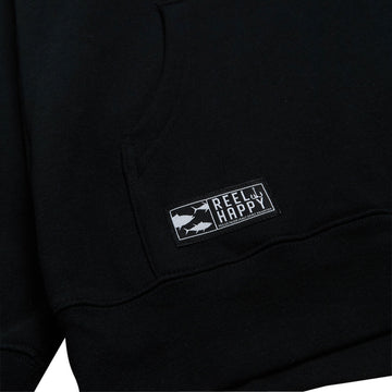 Reel Happy Birds Nest Hoodie - Black