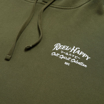 Reel Happy Hanten No Aru Hoodie - Pigment Army