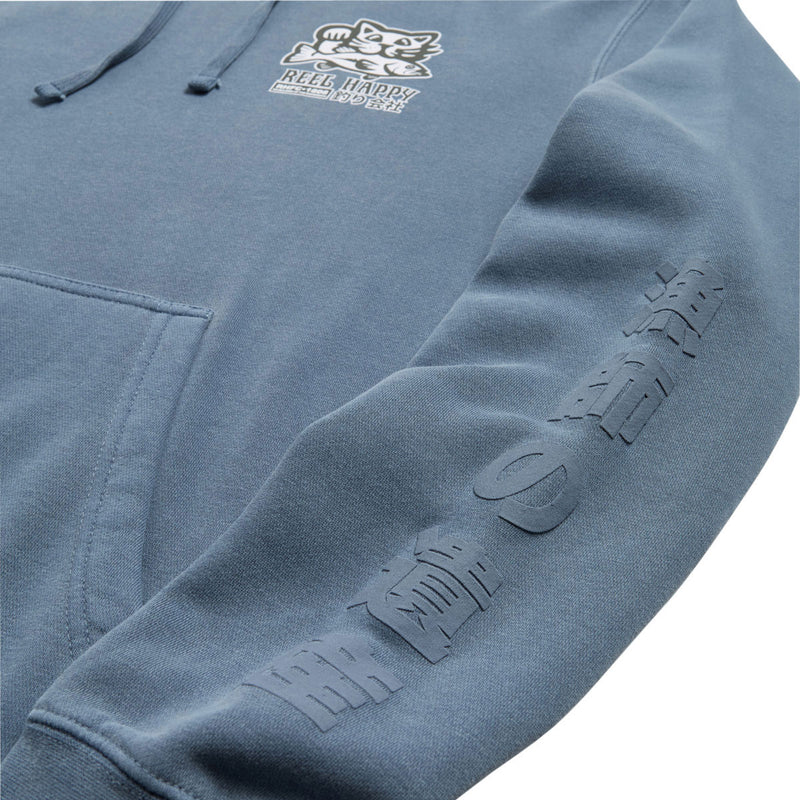 Reel Happy Masu Hoodie - Pigment Slate